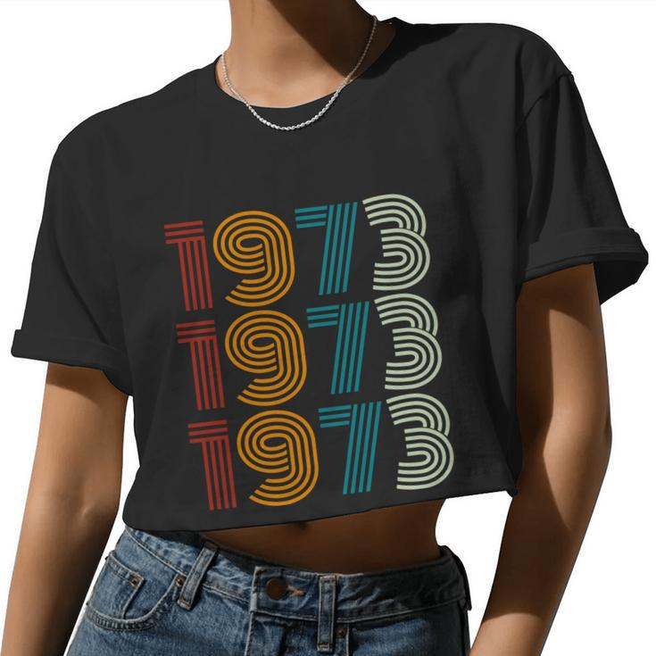 1973 Protect Roe V Wade Prochoice Women's Rights Women Cropped T-shirt