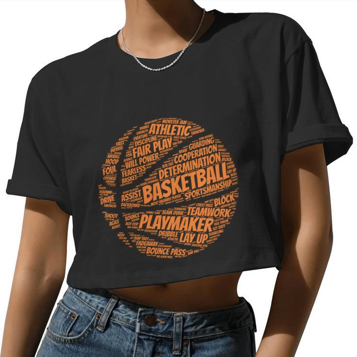 Basketball For Boys Girls And V2 Women Cropped T-shirt