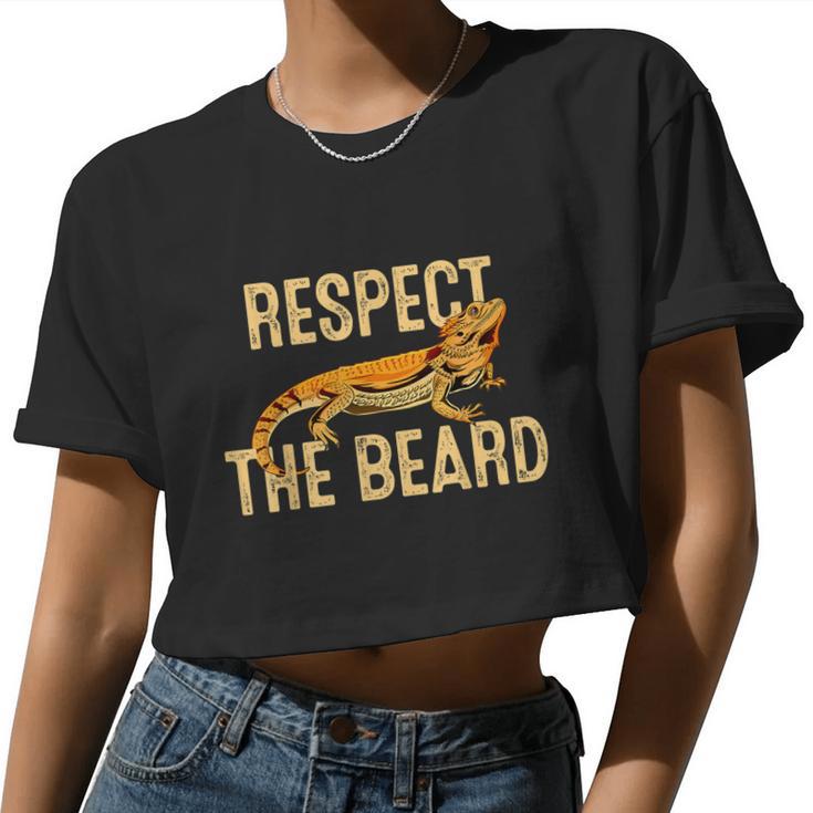 Bearded Dragon V2 Women Cropped T-shirt