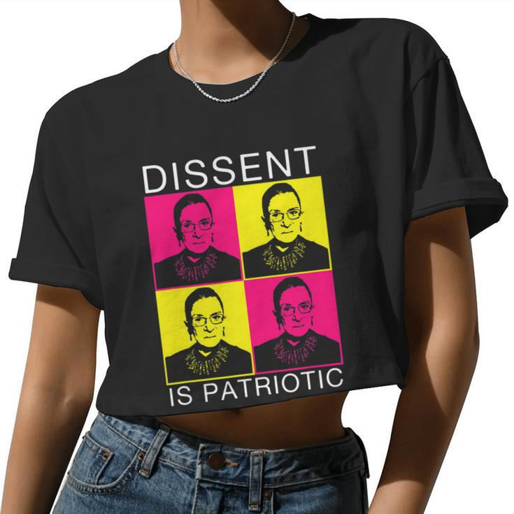 Dissent Is Patriotic Reproductive Rights Feminist Rights Women Cropped T-shirt