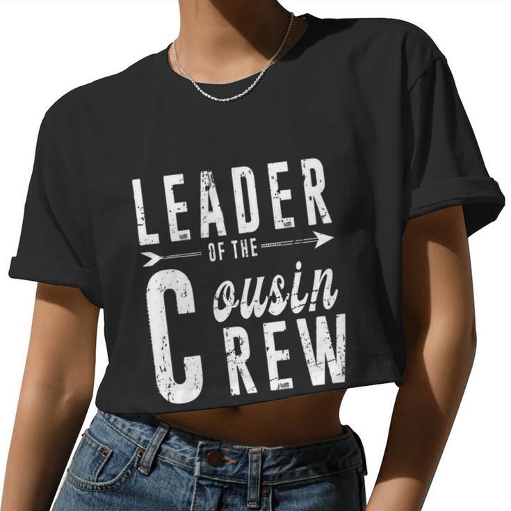 Leader Of The Cousin Crew Women Cropped T-shirt