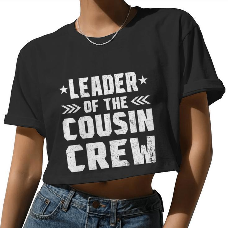 Leader Of The Cousin Crew Women Cropped T-shirt