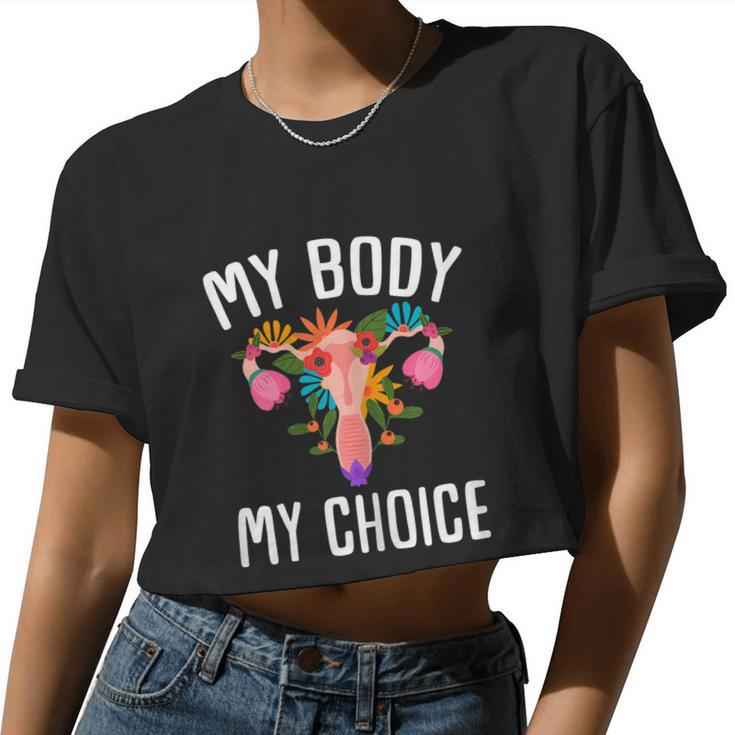 Pro Choice Roe V Wade Feminist 1973 Protect Women Cropped T-shirt