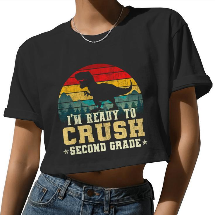 Im Ready To Crush Second Grade Women Cropped T-shirt