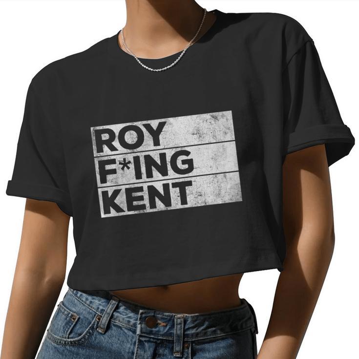 Roy Freaking Kent Vintage V4 Women Cropped T-shirt