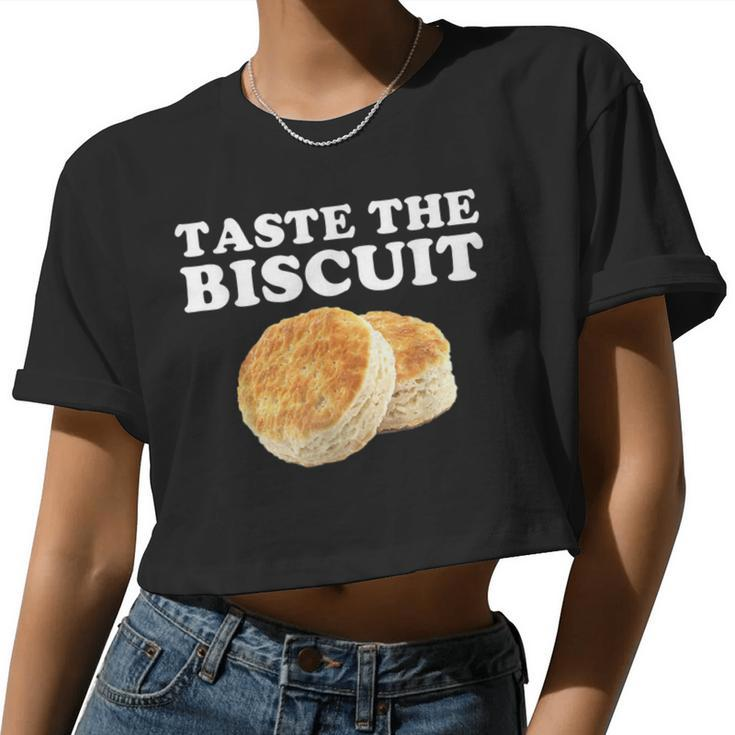 Vintage Taste The Biscuit For Women Women Cropped T-shirt