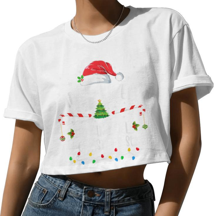 Most Likely To Sing All The Christmas Songs Christmas Women Cropped T-shirt