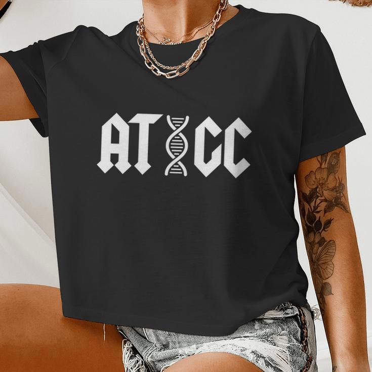 Atgc Science Biology Dna Tshirt Women Cropped T-shirt