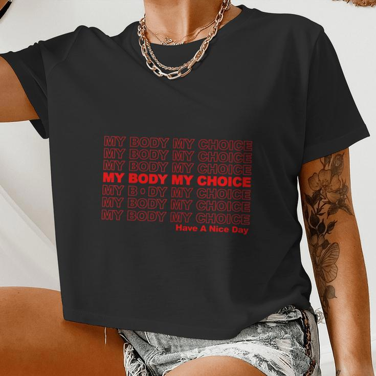 My Body My Choice 1973 Pro Roe Women Cropped T-shirt
