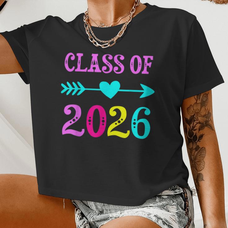 Class Of 2026 Grow With MeFor Teachers Students Women Cropped T-shirt