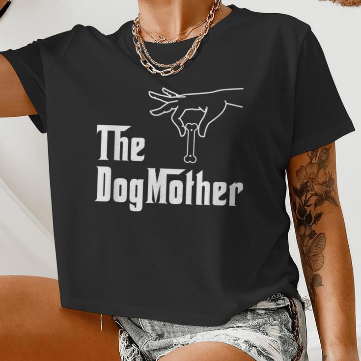 The Dogmother Dog Mom Women Cropped T-shirt