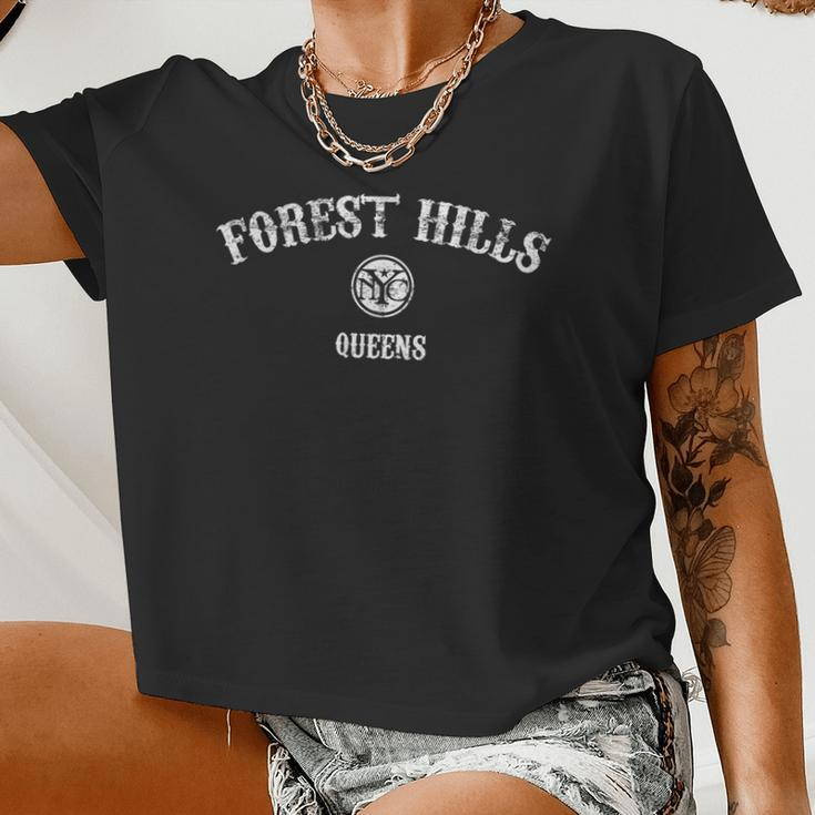 Forest Hills Queens New York Women Cropped T-shirt