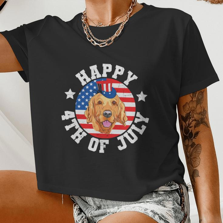 Happy 4Th Of July American Flag Plus Size Shirt For Men Women Family And Women Cropped T-shirt