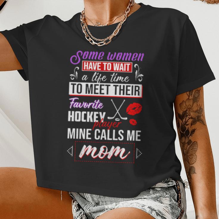 Hockey Some Women Women Cropped T-shirt