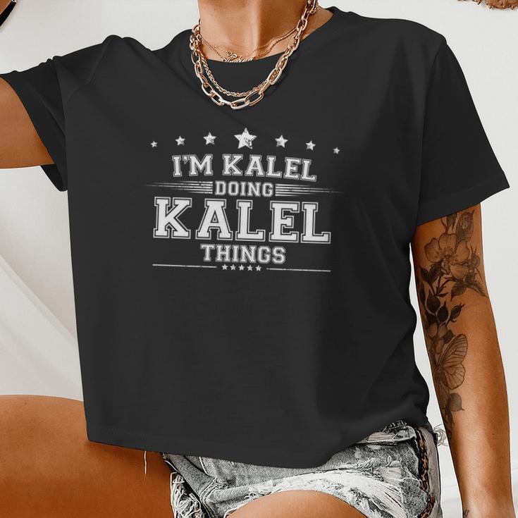 Im Kalel Doing Kalel Things Women Cropped T-shirt