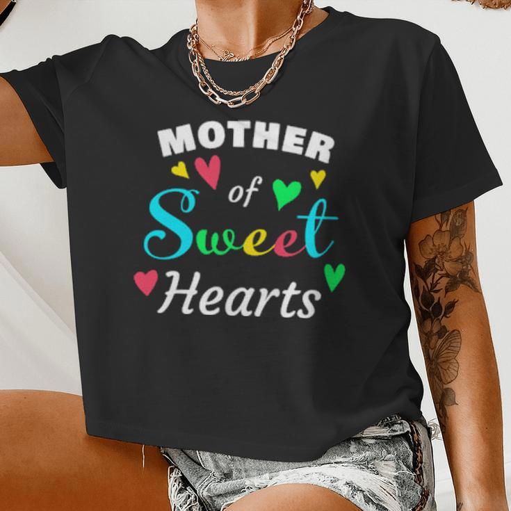 Mother Of Sweethearts Valentine's Day's Women Cropped T-shirt