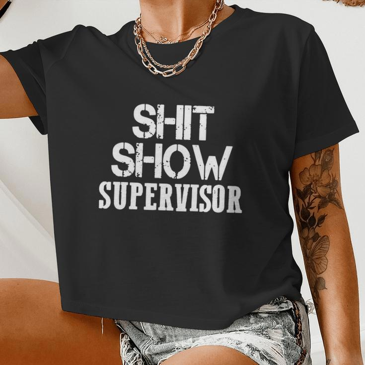 Shitshow Supervisor Tee Women Cropped T-shirt