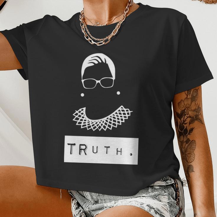 Truth Ruth Bader Ginsberg Tshirt Women Cropped T-shirt