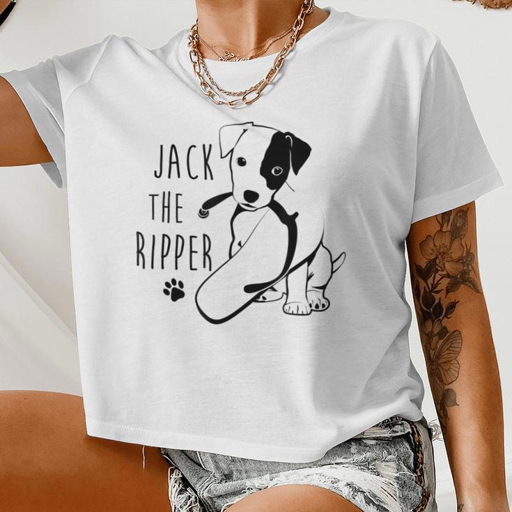 Jack Russell Terrier Dog Puppy Women Women Cropped T-shirt