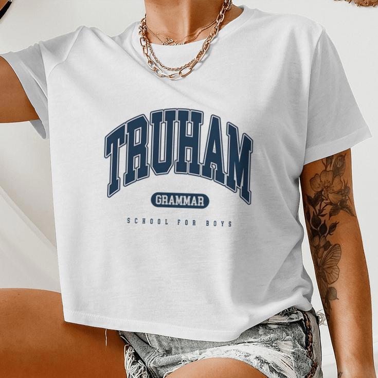 Heartstopper Truham Grammar School Women Cropped T-shirt