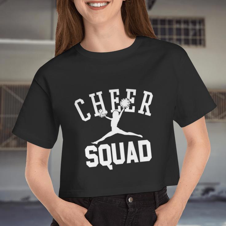 Cheer Squad Cheerleading Team Cheerleader Cool Women Cropped T-shirt