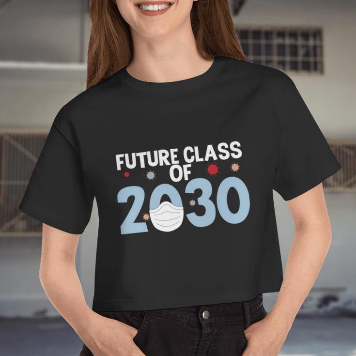 Future Class Of 2030 Back To School Women Cropped T-shirt