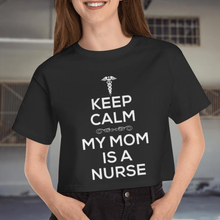 My Mom Is A Nurse Women Cropped T-shirt