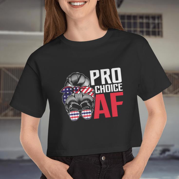 I Am Pro Choice Women Cropped T-shirt