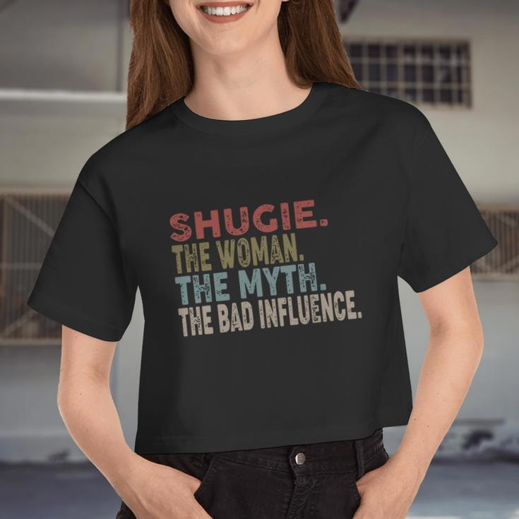 Shugie The Woman The Myth The Bad Influence Mother Women Cropped T-shirt