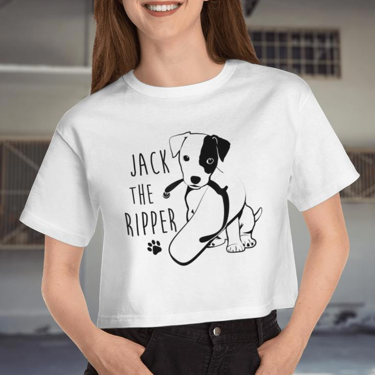 Jack Russell Terrier Dog Puppy Women Women Cropped T-shirt
