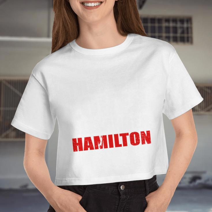 This Girl Loves Alexander Hamilton Women Cropped T-shirt