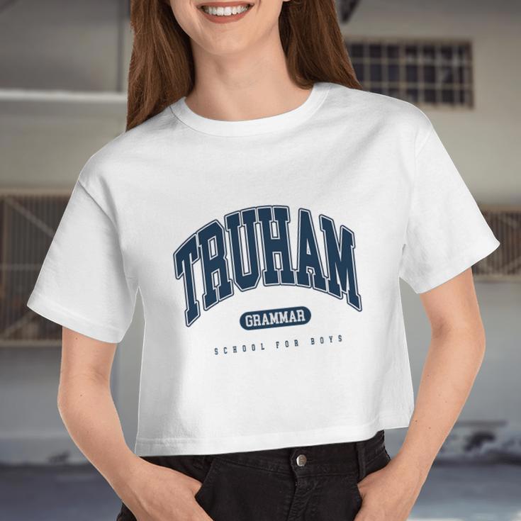 Heartstopper Truham Grammar School Women Cropped T-shirt