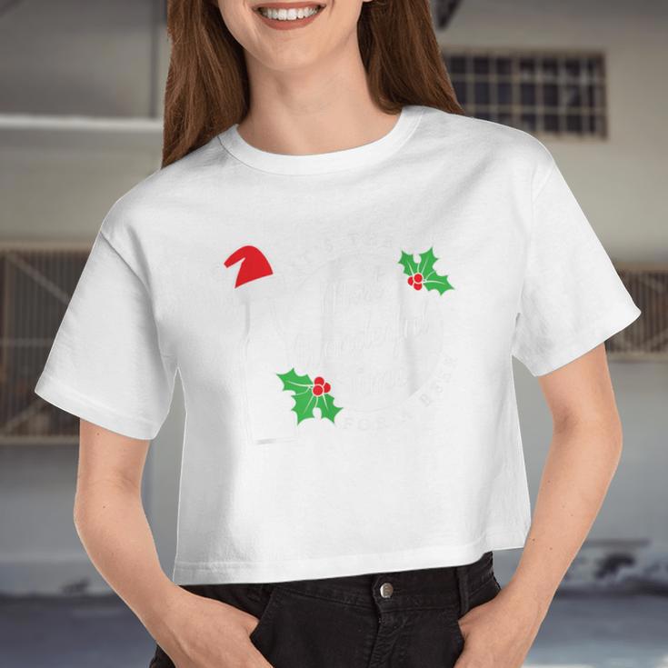 It's The Most Wonderful Time For Beer Christmas Women Cropped T-shirt