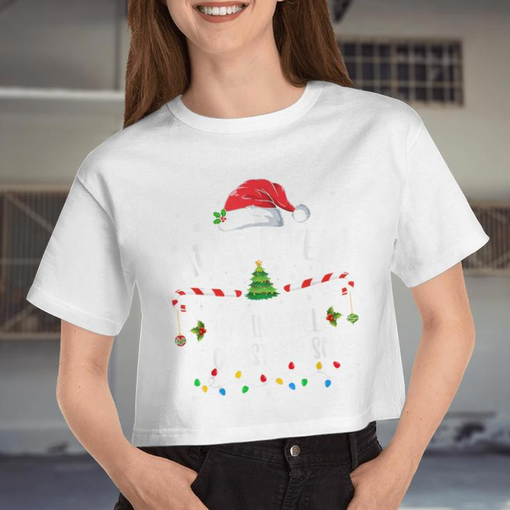 Most Likely To Sing All The Christmas Songs Christmas Women Cropped T-shirt