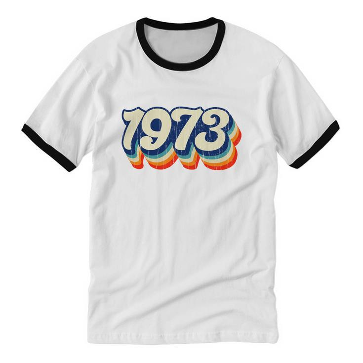 1973 Pro Choice Retro Cotton Ringer T-Shirt