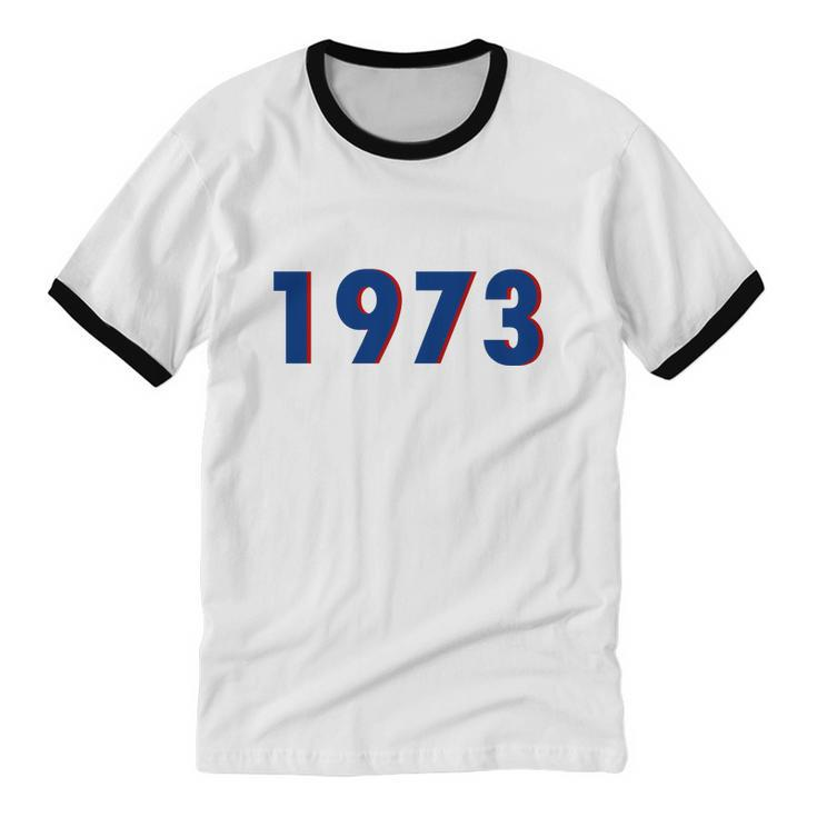 1973 Support Roe V Wade Pro Choice Pro Roe Women's Rights Tshirt Cotton Ringer T-Shirt