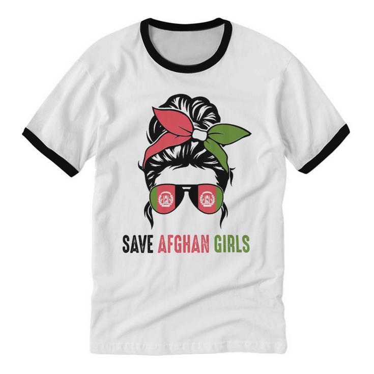 Save Afghan Girls Cotton Ringer T-Shirt