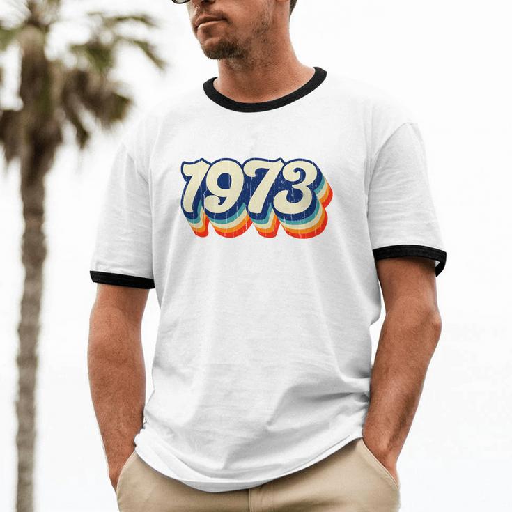 1973 Pro Choice Retro Cotton Ringer T-Shirt