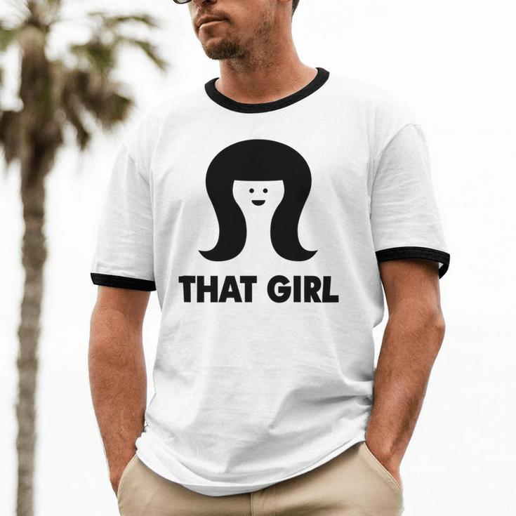 That Girl Cotton Ringer T-Shirt