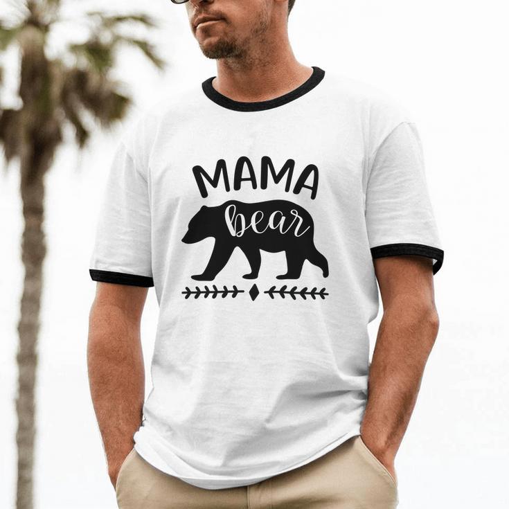 Mama Bear V2 Cotton Ringer T-Shirt