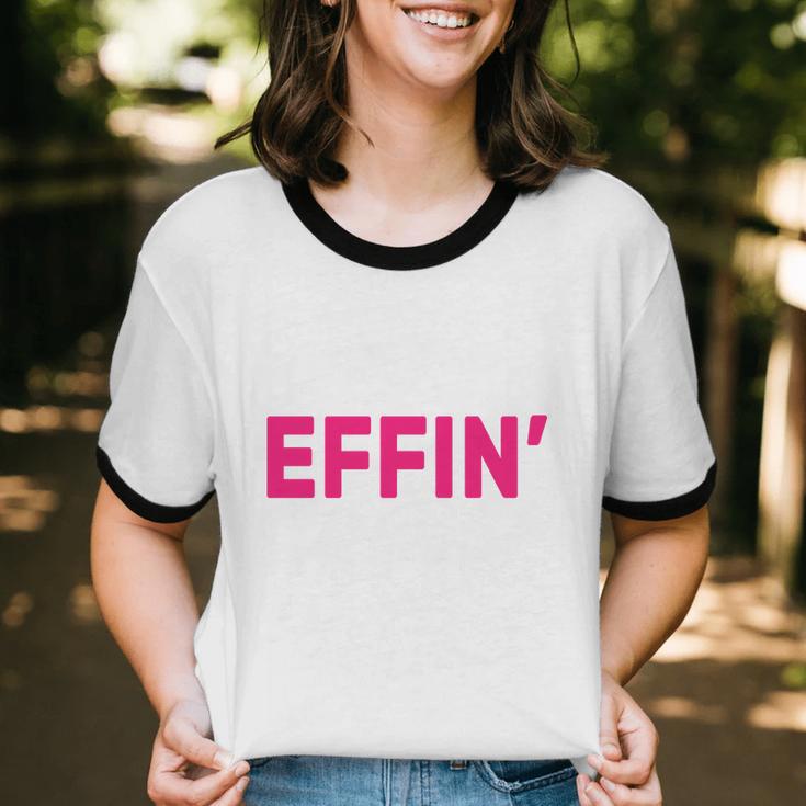 Best Effin Mom Ever Cotton Ringer T-Shirt