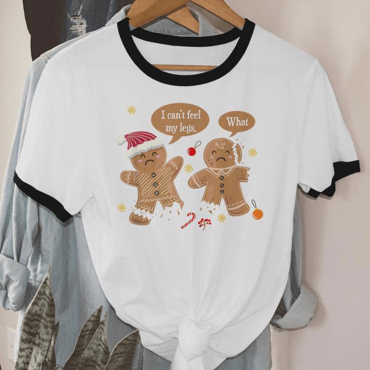 Christmas Cookie Gingerbread Oh Snap Baking Team Baker Cotton Ringer T-Shirt