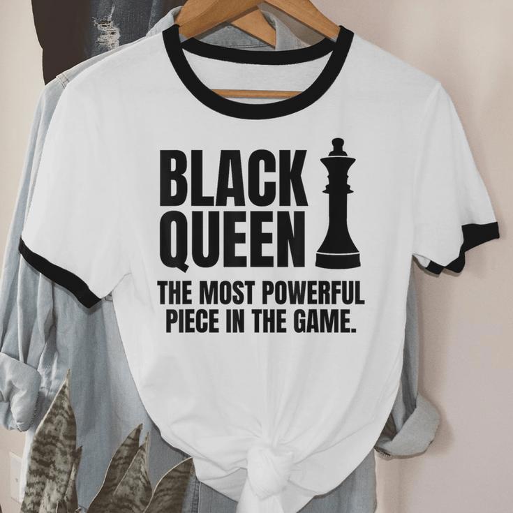 Inspiring Black Queen Cotton Ringer T-Shirt