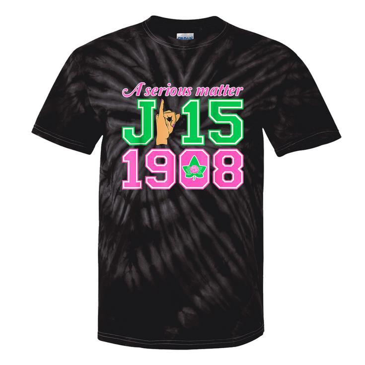 Aka Hand Sign A Serious Matter J15 Founders Day 1908 Tie-Dye T-shirts