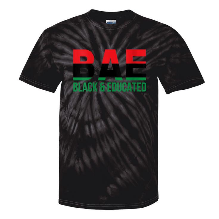 Bae Black & Educated Afro Pride Pan African Flag Melanin Tie-Dye T-shirts
