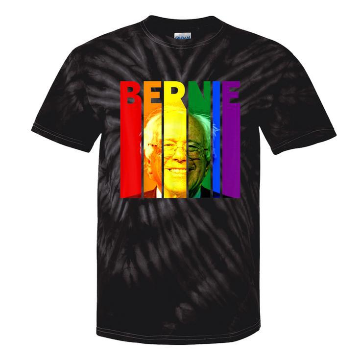 Bernie Sanders Gay Lgbtq Rainbow Vintage Democrat Voter Tie-Dye T-shirts