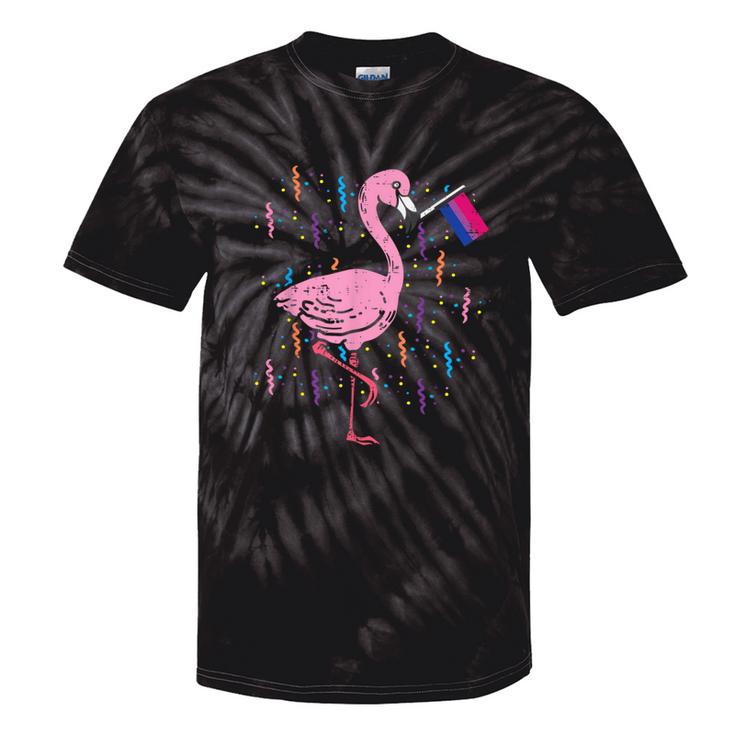 Bisexual Flag Flamingo Lgbt Bi Pride Stuff Animal Tie-Dye T-shirts