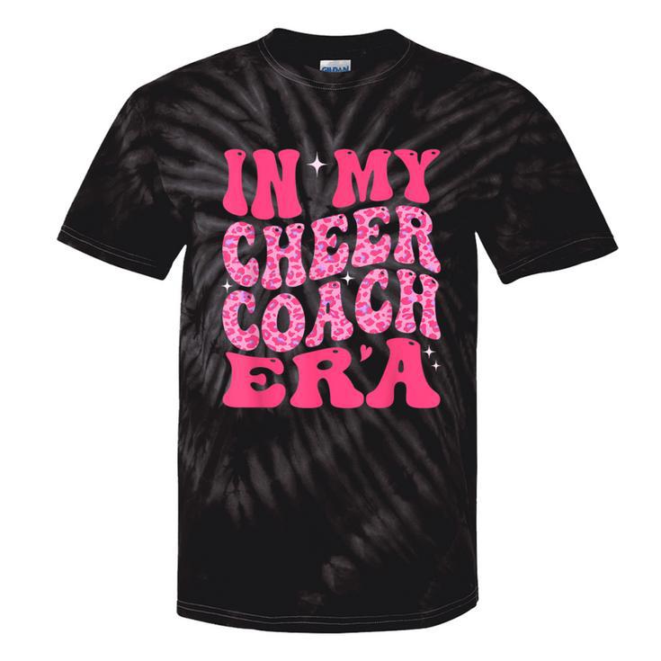 In My Cheer Coach Era Groovy Pink Leopard Men Tie-Dye T-shirts