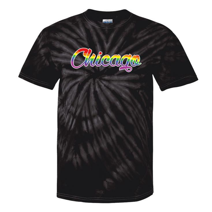 Chicago Illinois Gay Pride Parade Classic Rainbow Flag 2023 Tie-Dye T-shirts