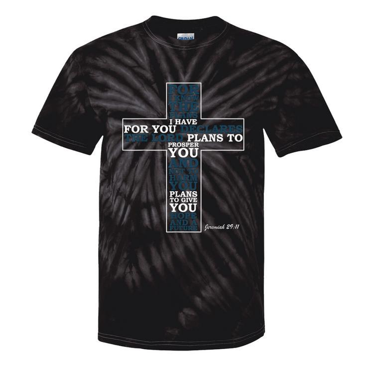 Christian Religious Cross Hope And Future Tie-Dye T-shirts